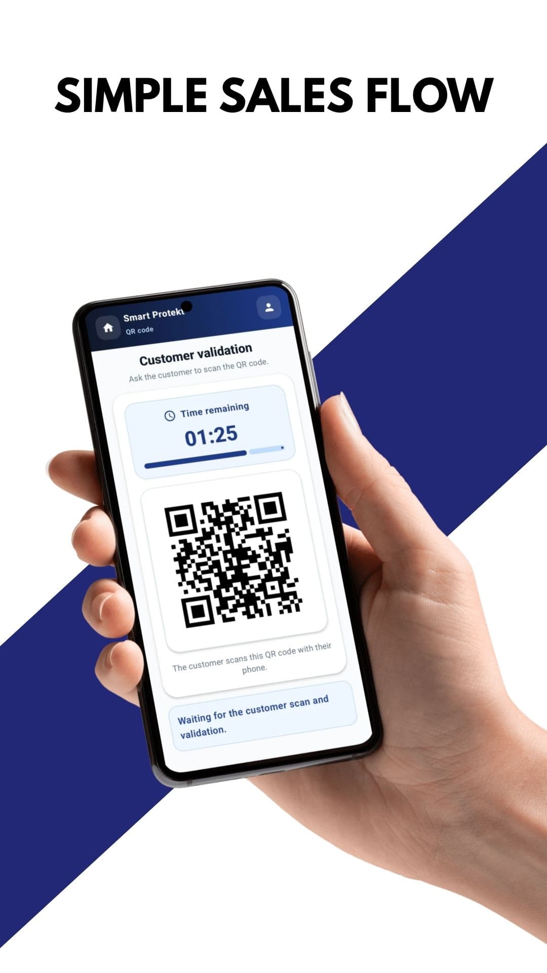 Validation client par QR code